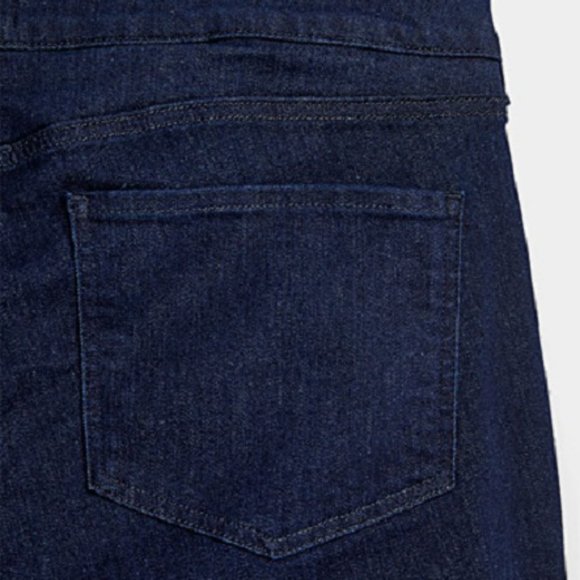 NYDJ Plus Size Marilyn Straight Denim Jeans Rinse - Picture 3 of 3